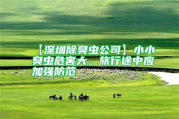 【深圳除臭蟲公司】小小臭蟲危害大，旅行途中應加強防范