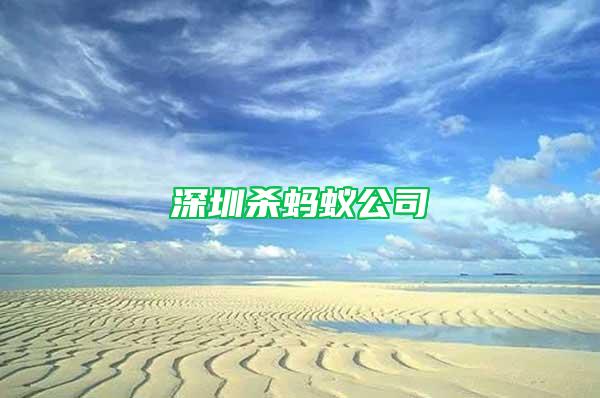 深圳殺螞蟻公司