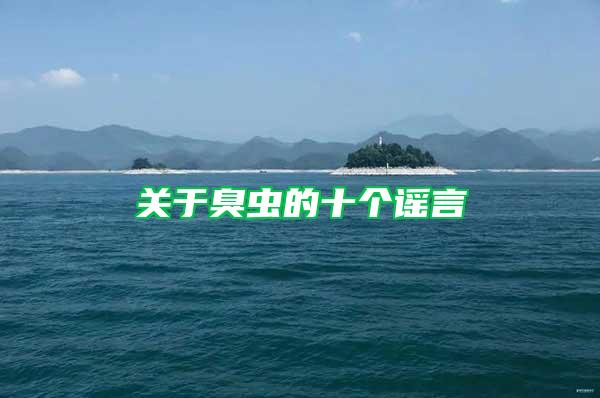 關(guān)于臭蟲(chóng)的十個(gè)謠言