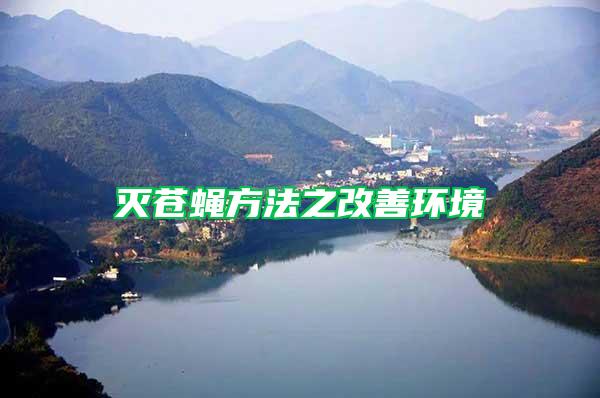 滅蒼蠅方法之改善環境
