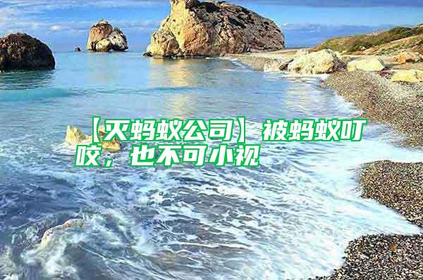 【滅螞蟻公司】被螞蟻叮咬，也不可小視