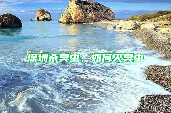 深圳殺臭蟲，如何滅臭蟲