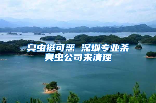 臭蟲挺可惡 深圳專業殺臭蟲公司來清理