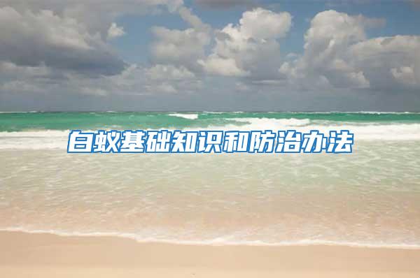 白蟻基礎(chǔ)知識(shí)和防治辦法