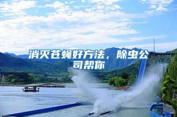 消滅蒼蠅好方法，除蟲公司幫你