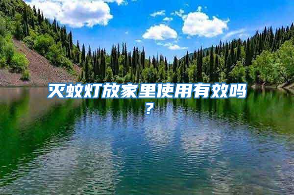 滅蚊燈放家里使用有效嗎？