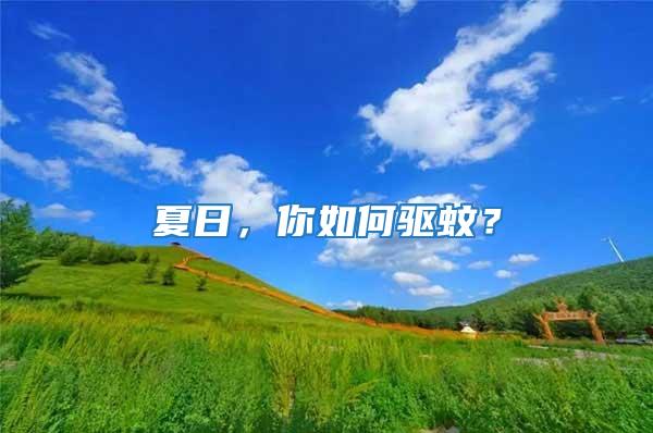 夏日，你如何驅(qū)蚊？