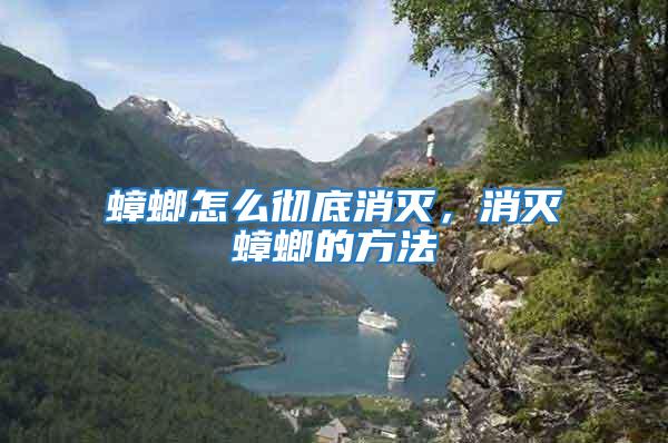 蟑螂怎么徹底消滅，消滅蟑螂的方法