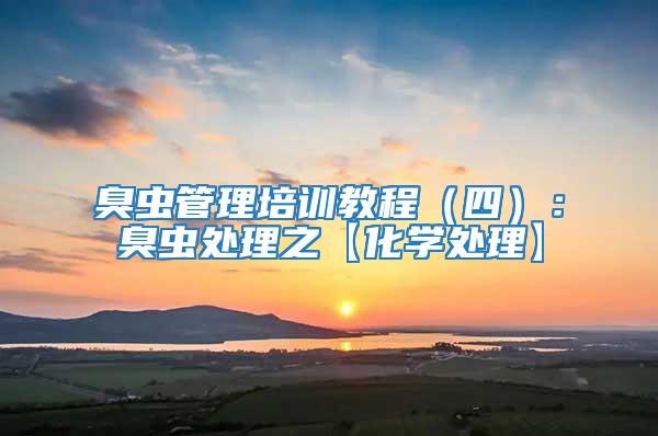 臭蟲管理培訓教程（四）：臭蟲處理之【化學處理】