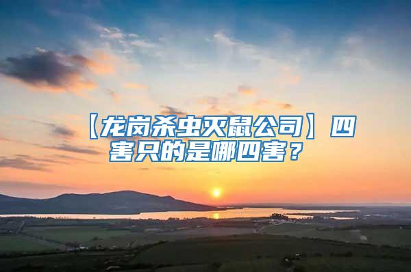 【龍崗殺蟲滅鼠公司】四害只的是哪四害？