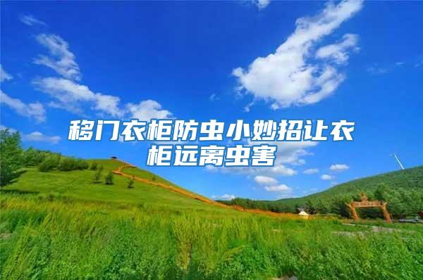 移門衣柜防蟲小妙招讓衣柜遠離蟲害
