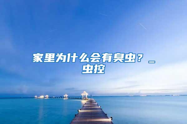 家里為什么會有臭蟲？_蟲控