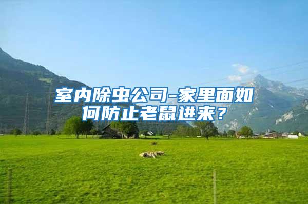 室內(nèi)除蟲公司-家里面如何防止老鼠進(jìn)來？