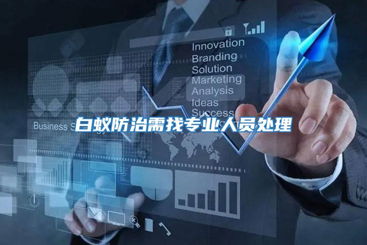白蟻防治需找專業人員處理