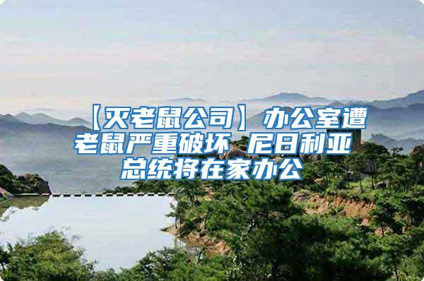 【滅老鼠公司】辦公室遭老鼠嚴重破壞 尼日利亞總統將在家辦公