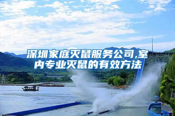 深圳家庭滅鼠服務公司,室內專業滅鼠的有效方法