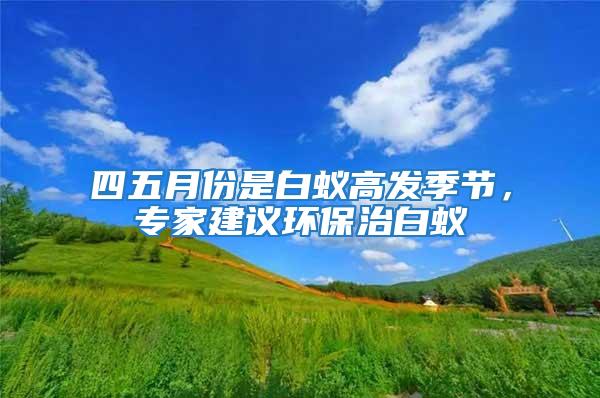 四五月份是白蟻高發(fā)季節(jié)，專家建議環(huán)保治白蟻