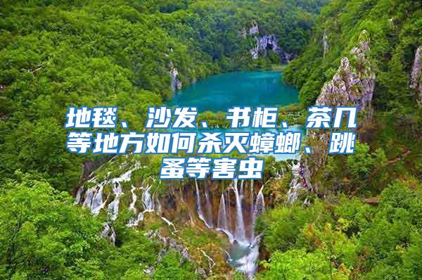 地毯、沙發(fā)、書柜、茶幾等地方如何殺滅蟑螂、跳蚤等害蟲