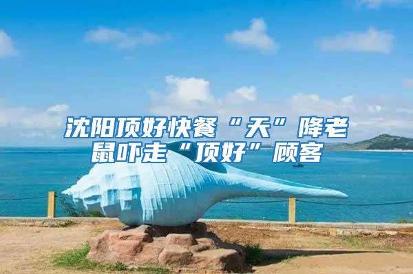 沈陽頂好快餐“天”降老鼠嚇走“頂好”顧客